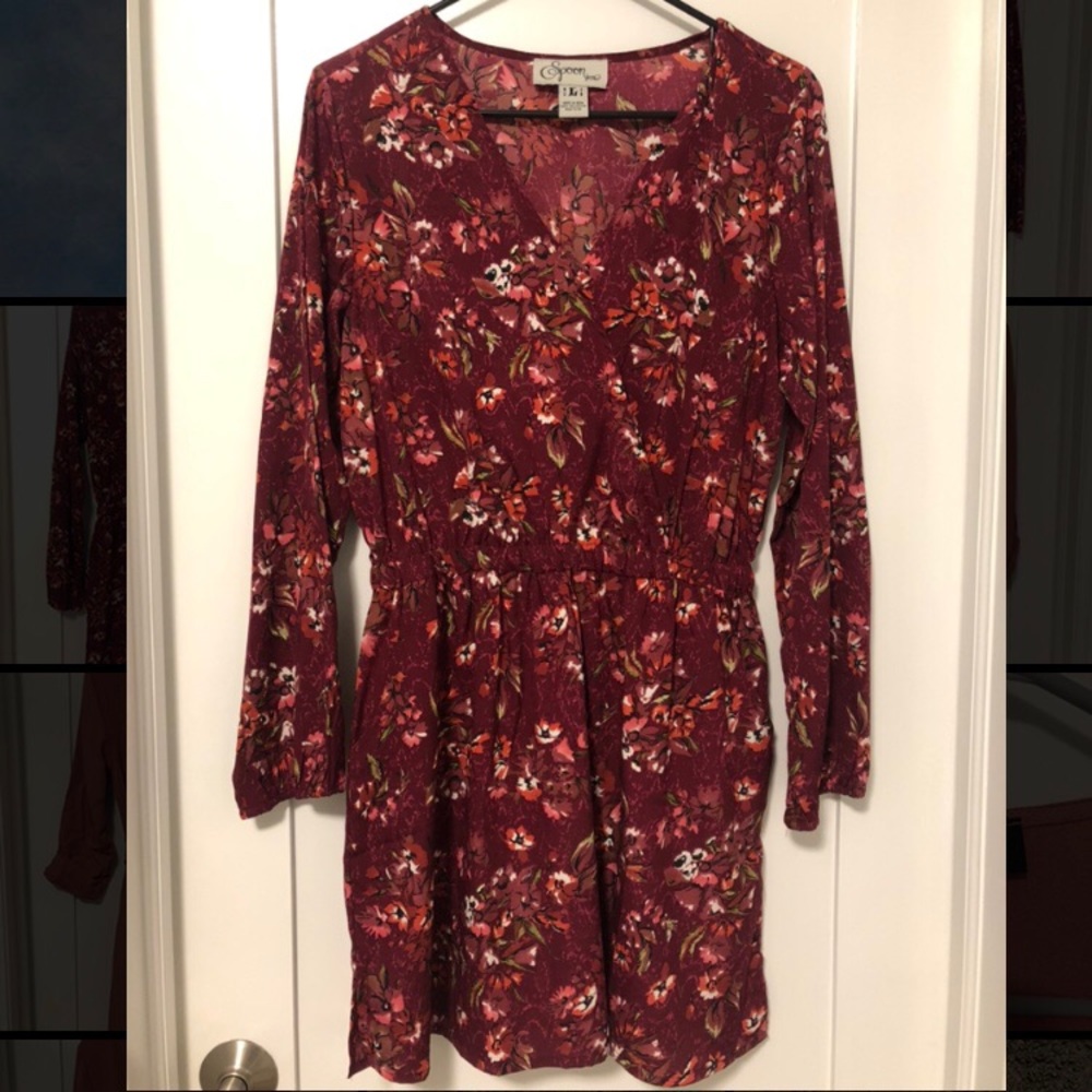 Long sleeve Floral Dress